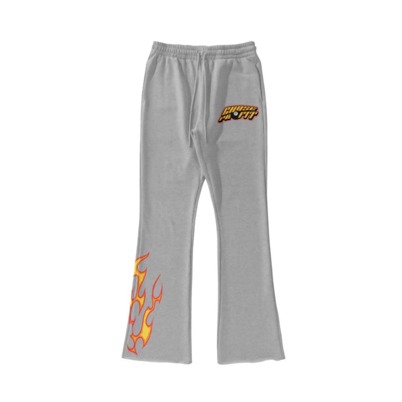 Red and Gray Sweatsuit