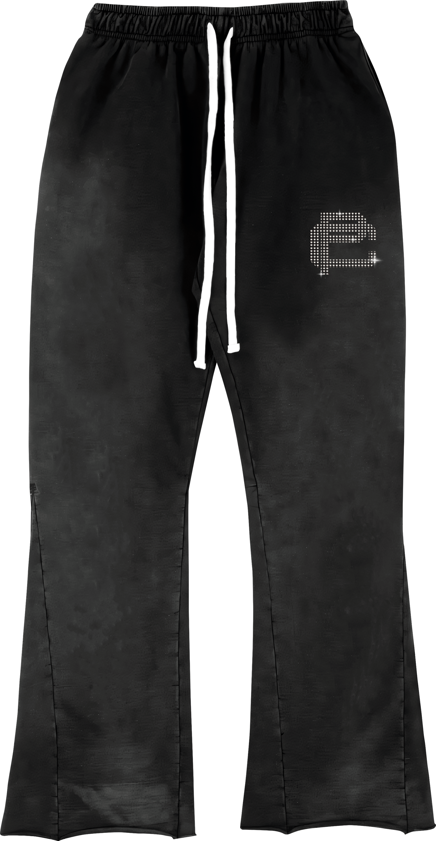 Black Rhinestone Sweatsuit