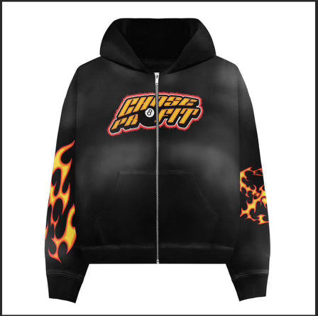 RED & BLACK TRACK SUIT