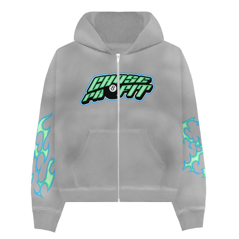 Green and Blue Sweatsuit