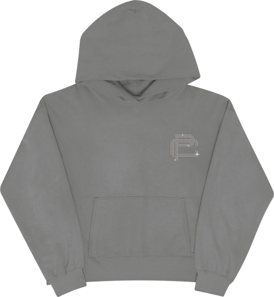 Gray Rhinestone Sweatsuit