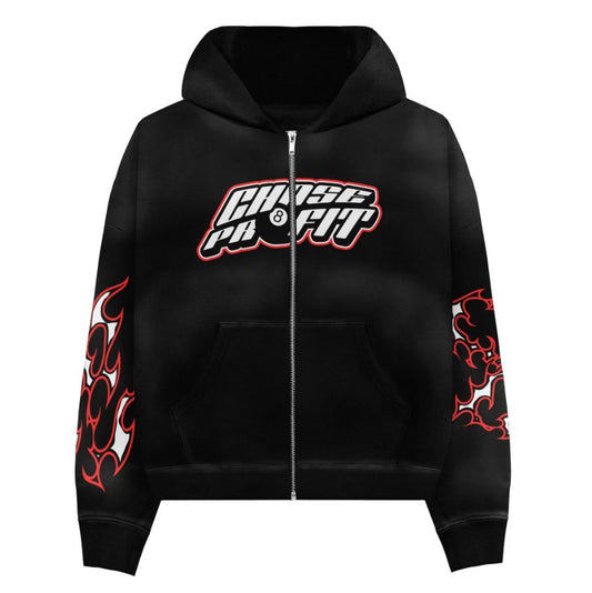 Red , Black and White Sweatsuit