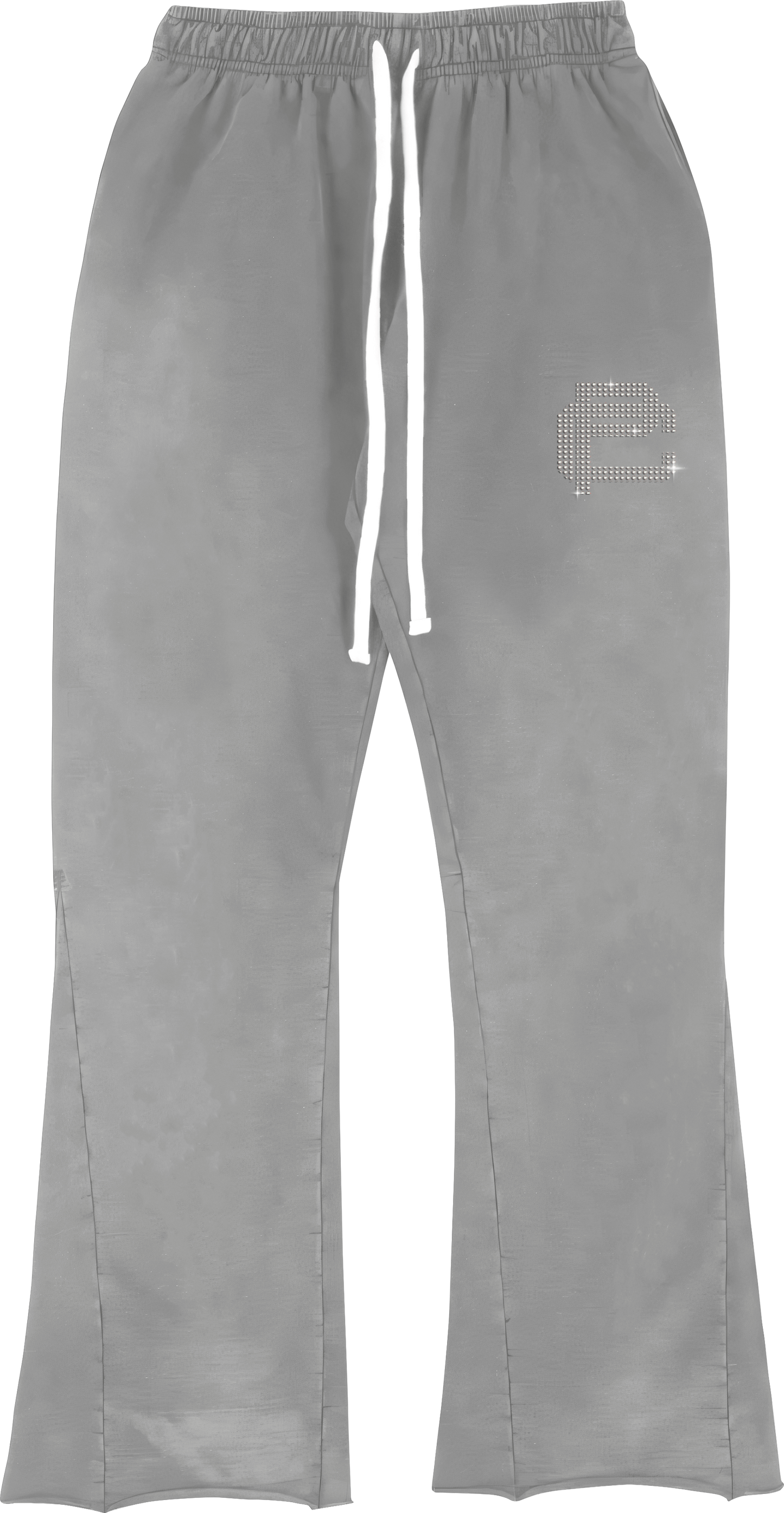 Gray Rhinestone Sweatsuit
